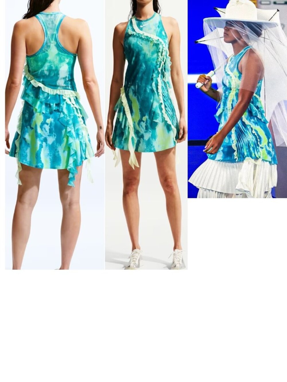 Nwt Nike Naomi Osaka Slam Tennis Dress S Small